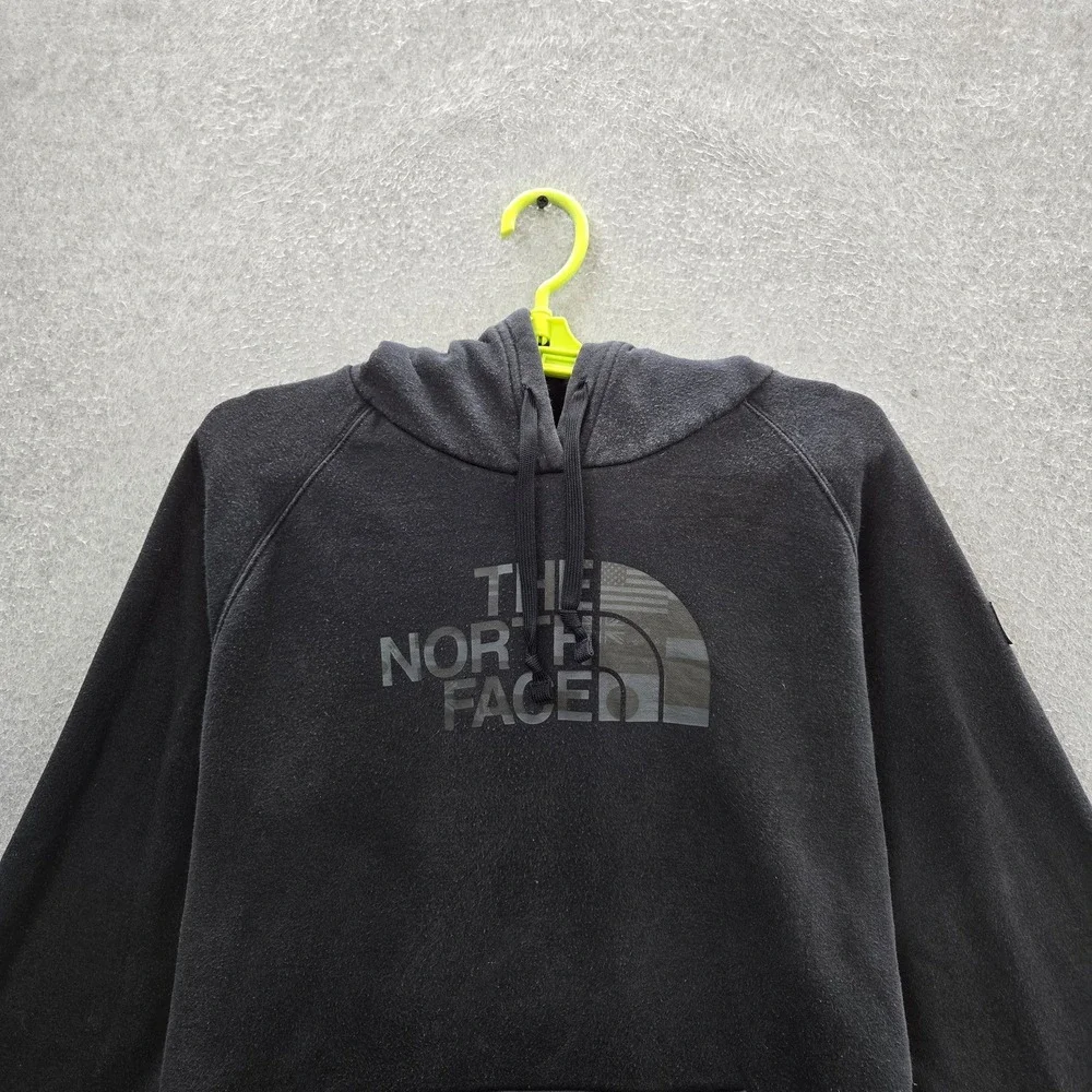 The‎ North Face Men Hoodie L/G Black Fleece Logo Activewear Long Sleeve